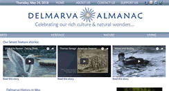 Desktop Screenshot of delmarva-almanac.com