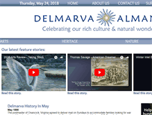 Tablet Screenshot of delmarva-almanac.com